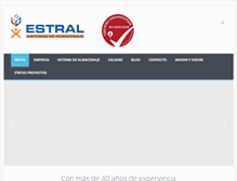 Tablet Screenshot of estral.com.mx